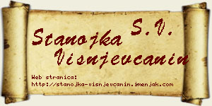 Stanojka Višnjevčanin vizit kartica
